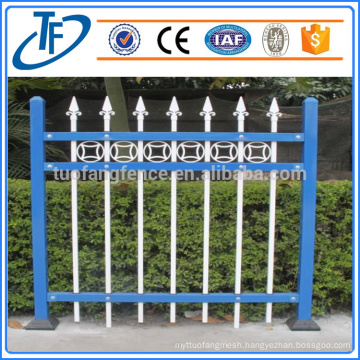 Cheap Powder coated Wrought iron garrison fence